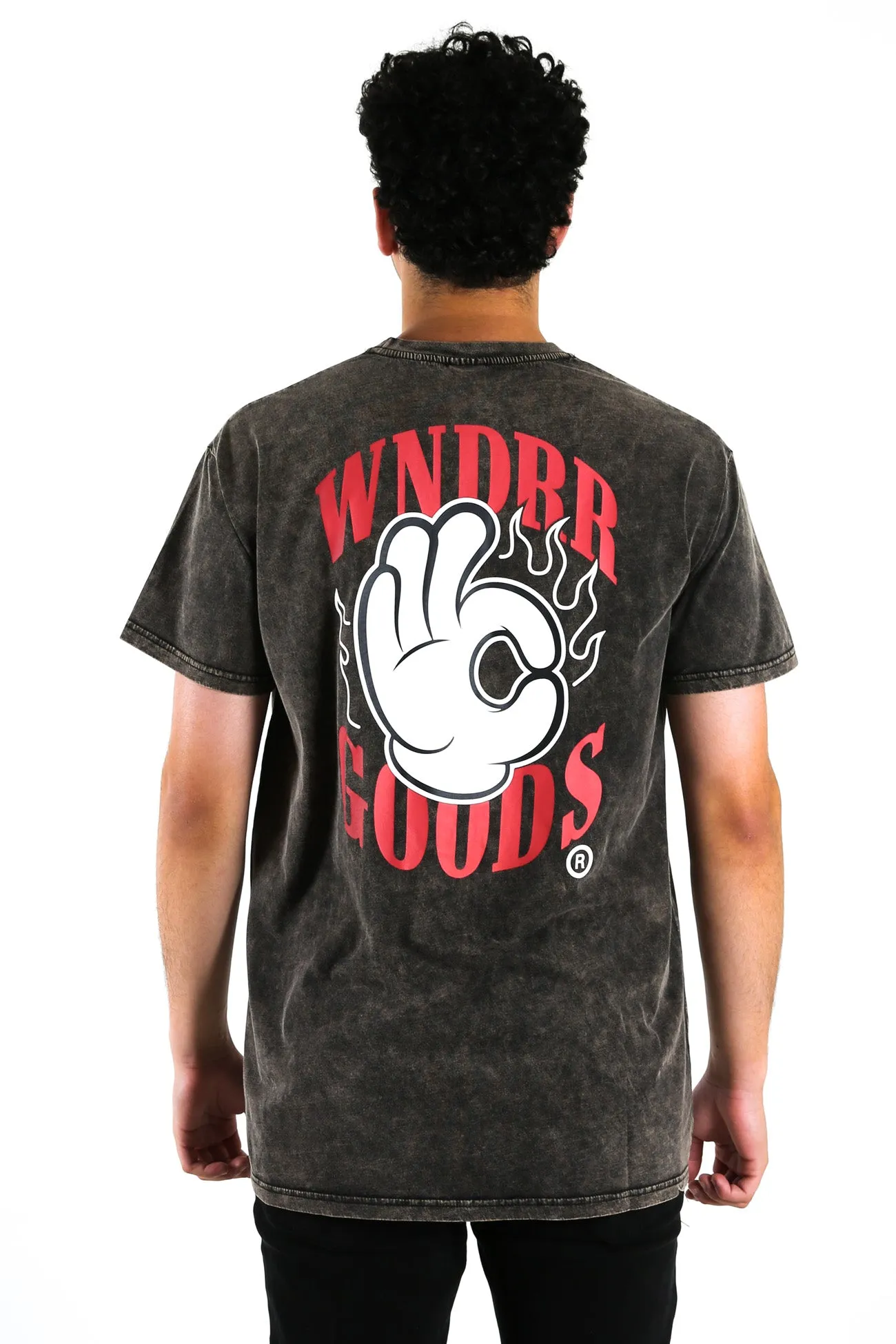 Fire Custom Fit Tee Washed Black