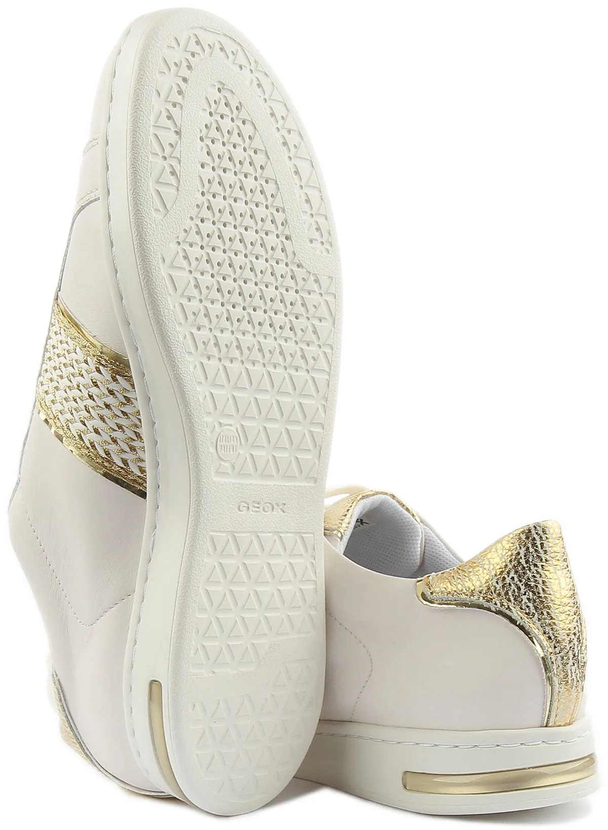 Geox D Jaysen C In White Gold For Women