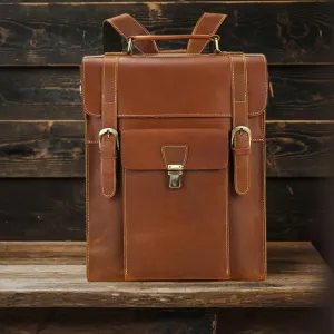 GIRONA | Leather Convertible Backpack