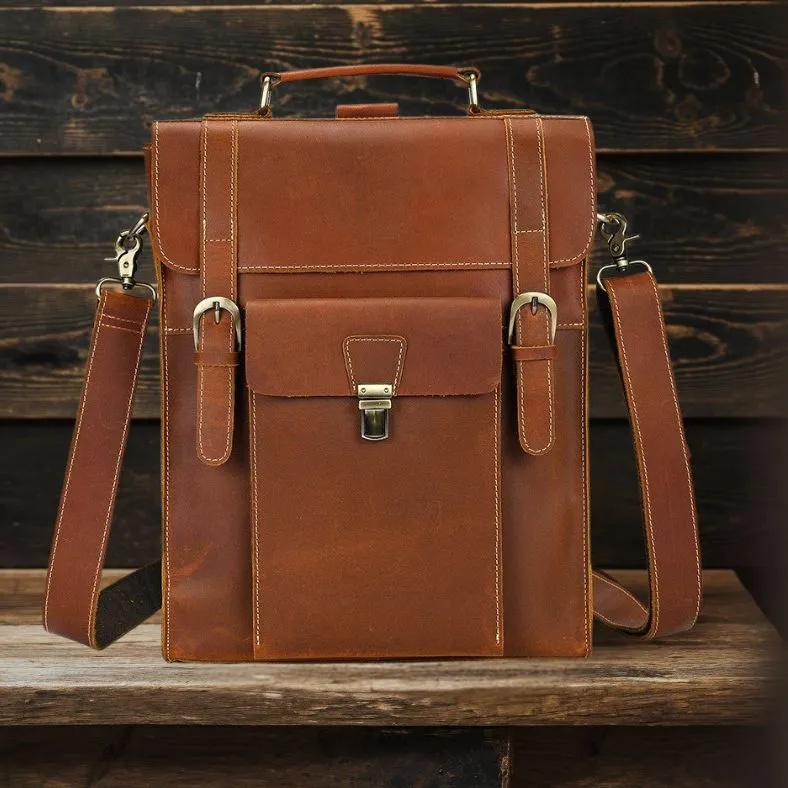 GIRONA | Leather Convertible Backpack