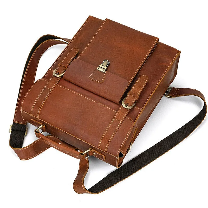 GIRONA | Leather Convertible Backpack