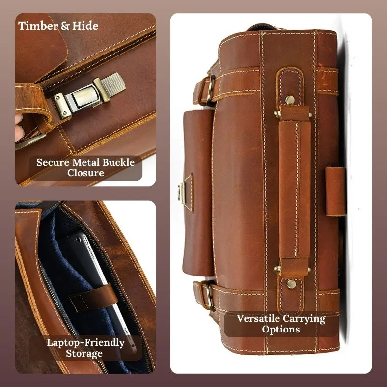 GIRONA | Leather Convertible Backpack