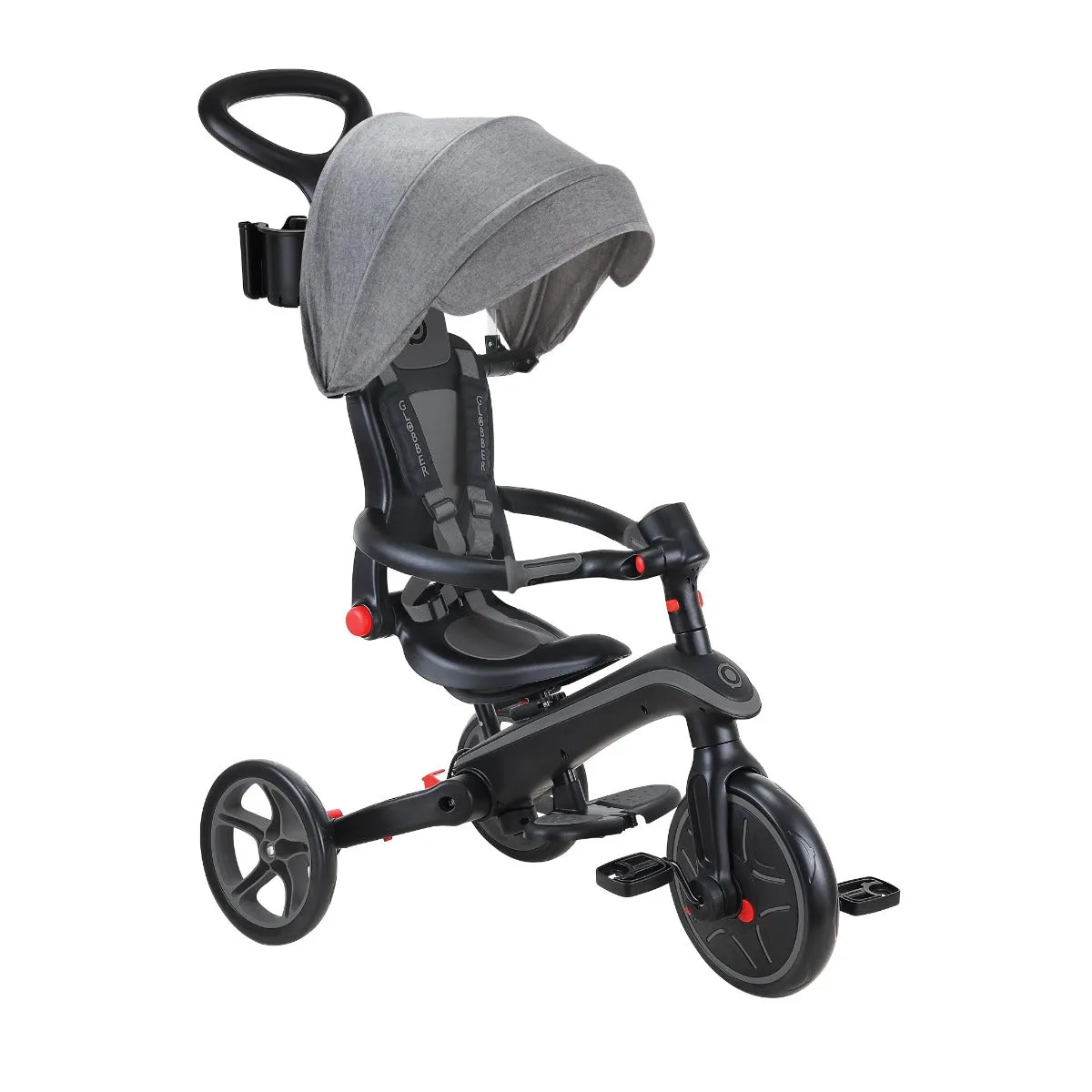 Globber Foldable Explorer Trike  4 in 1 - with Parent Handle