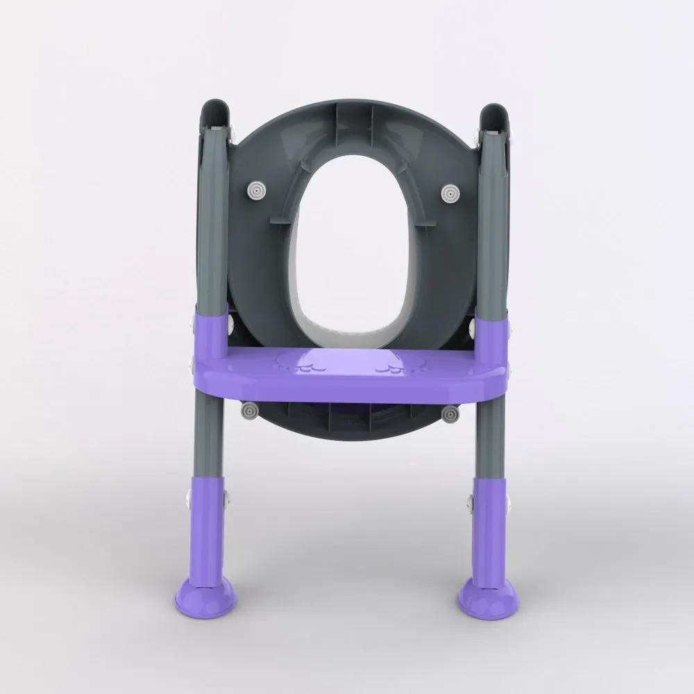 Grey Purple 8838 Potty Training Seat with Ladder