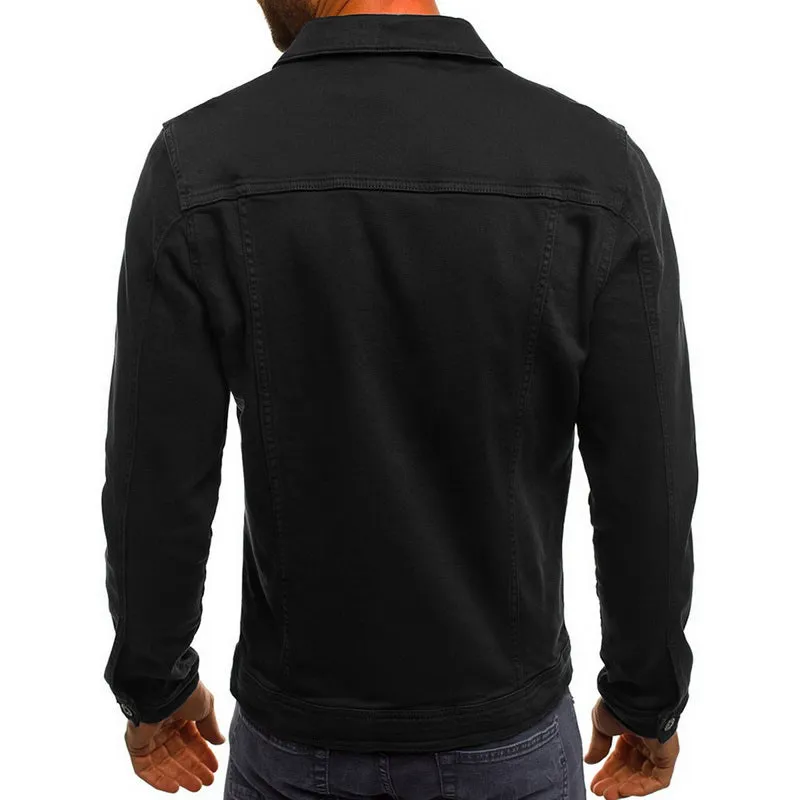 Heren Casual Streetwear Denim Jas