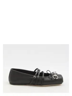 HORSEBIT BALLET FLATS