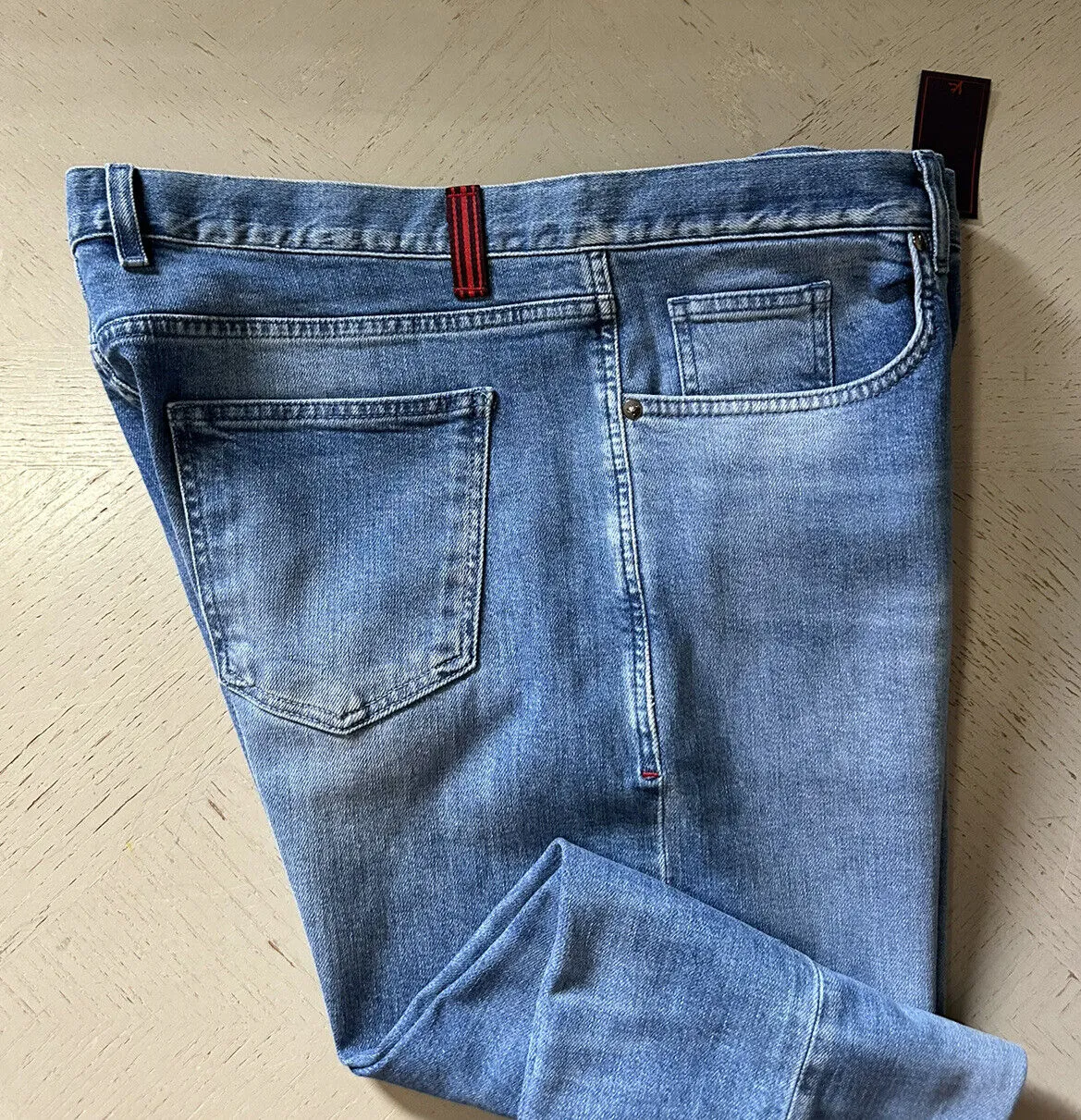 ISAIA Light Wash Jeans Pants Blue size 42 US New $850