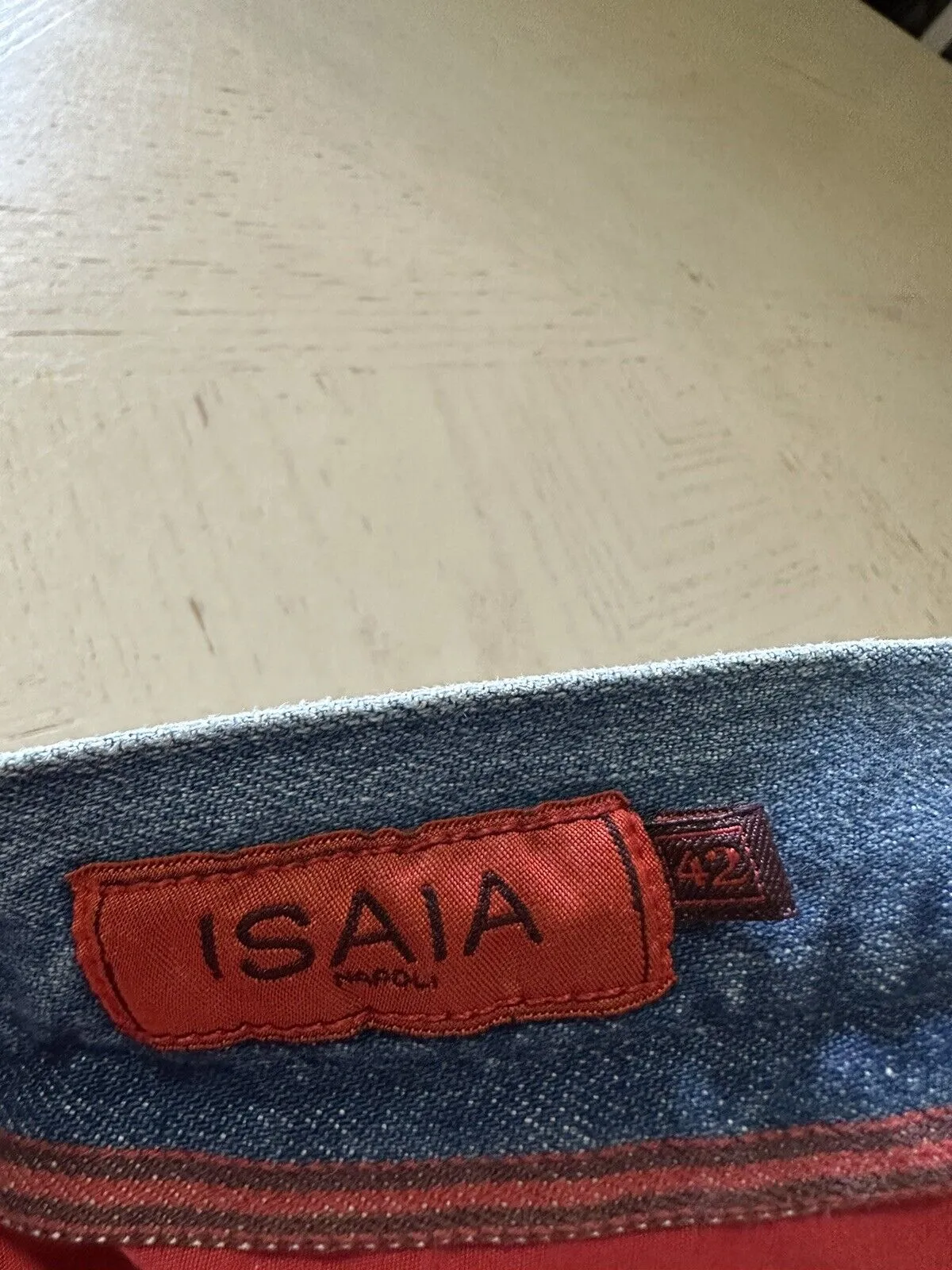 ISAIA Light Wash Jeans Pants Blue size 42 US New $850