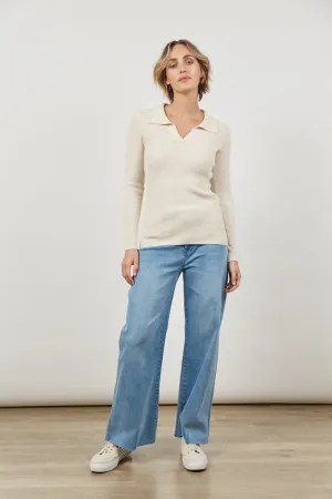 Isle Of Mine - Cosmo Knit Top - Creme