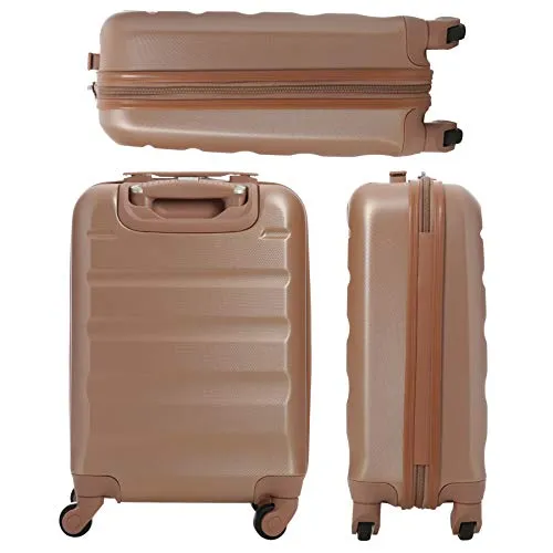 Large Capacity Maximum Allowance 22x14x9 Airline Approved by Delta United Southwest & More Carry On Luggage Bag | Rolling Travel Suitcase | Lightweight Small Hard Shell Trolley | 19.3x14x9in Body Size