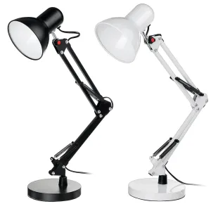 LED Desk Lamp - Reading, Work, and Table Lighting - Bulb Not Included