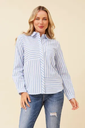 LINCOLN STRIPE PRINT SHIRT