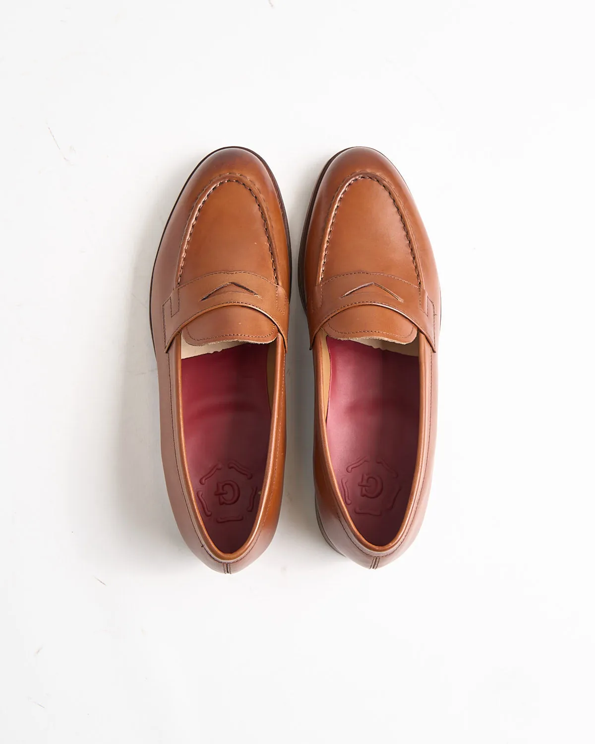 Lloyd 111372 Tan Handpainted Loafers