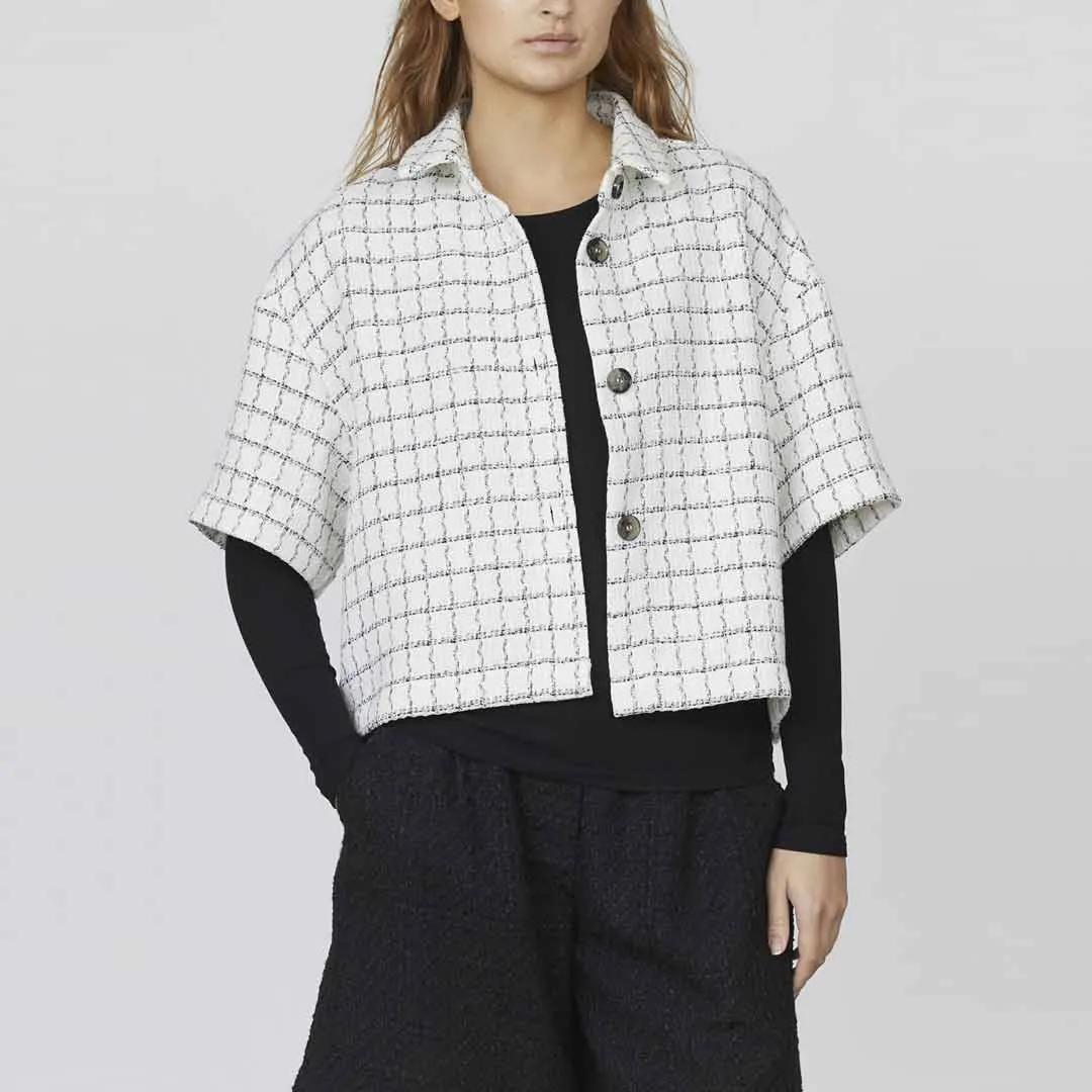 LOVE & DIVINE love1266 skjorte jakke - cream check