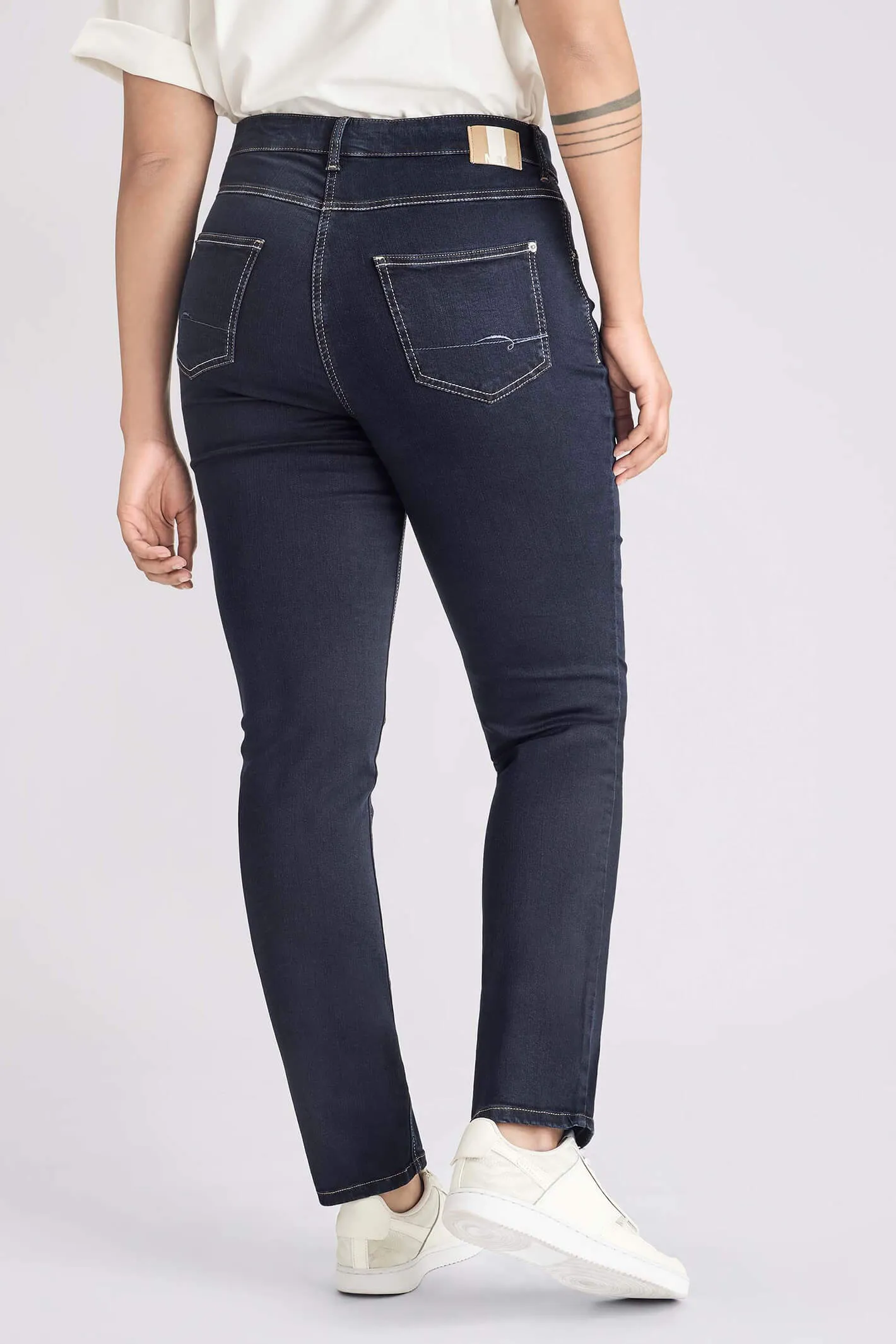 Mac 5040-87-0380L Dark Blue Melanie Forever Denim Jean