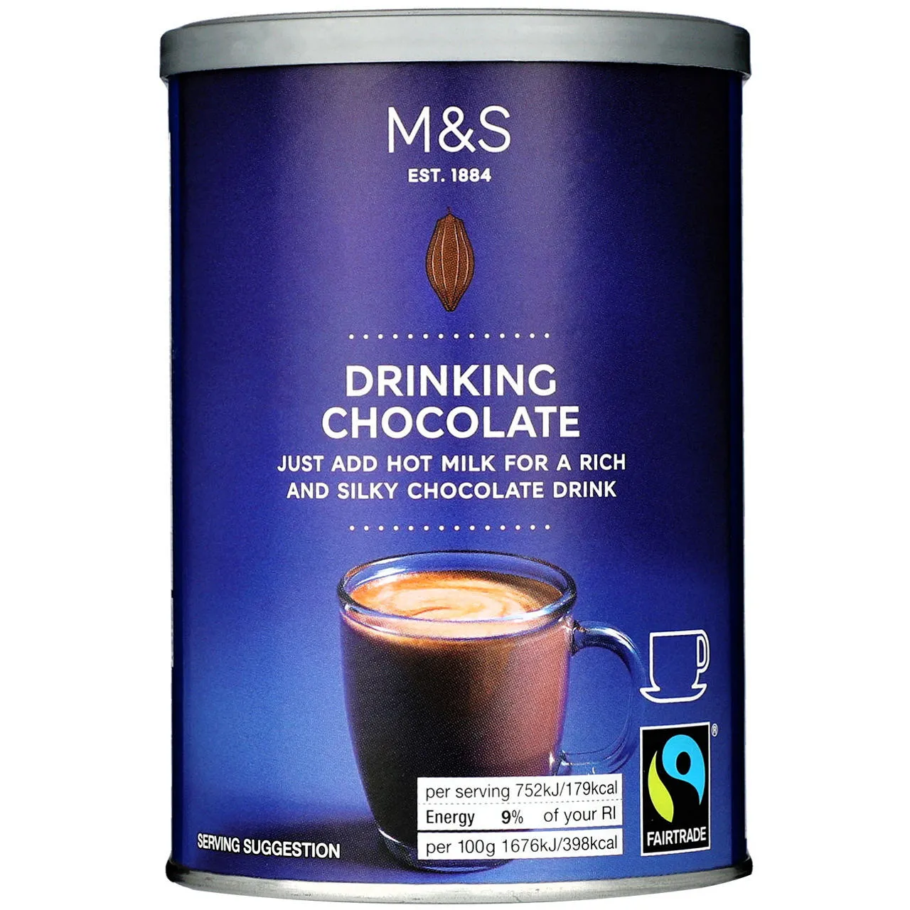 M&S Food Fairtrade Drinking Chocolate 250g
