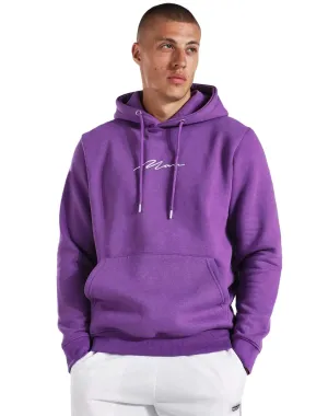 Man Signature Over The Head Hoodie