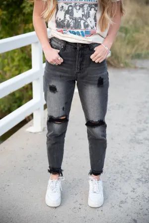 Manhattan Black Mom Jeans