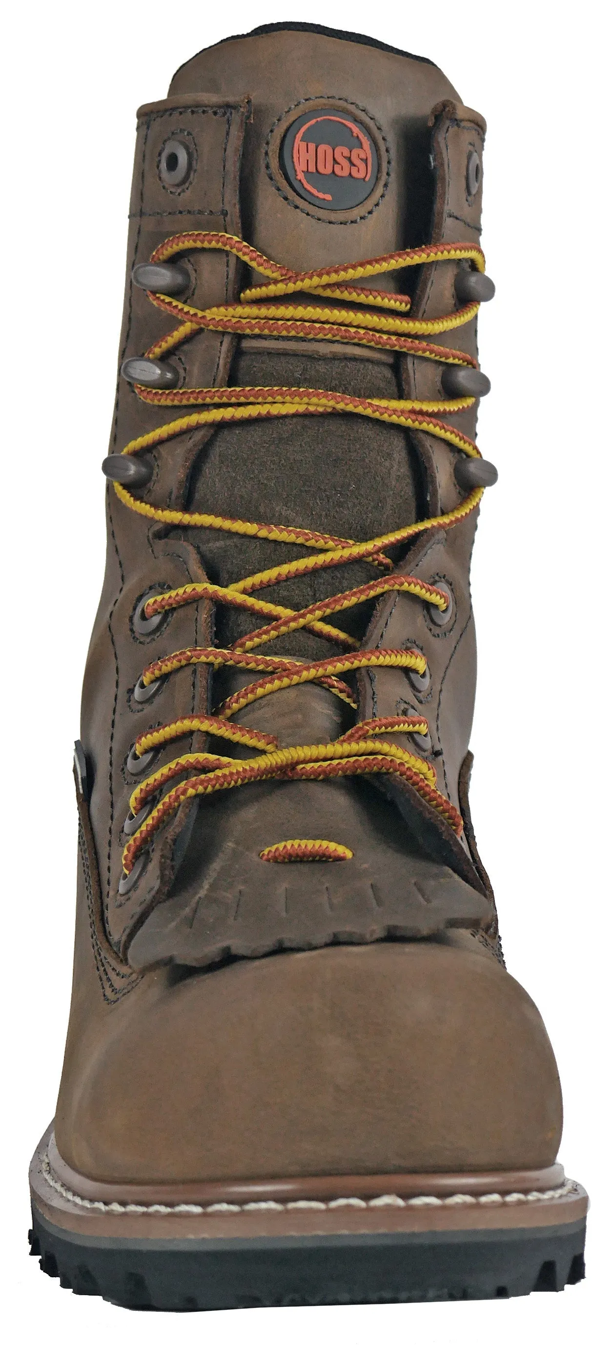 Men's Hoss 8" Kiltie Cross Cut Logger Brown, EH, WP, PR, Composite Toe Boot