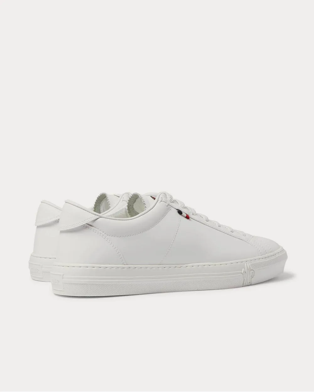 Monaco Leather  White low top sneakers