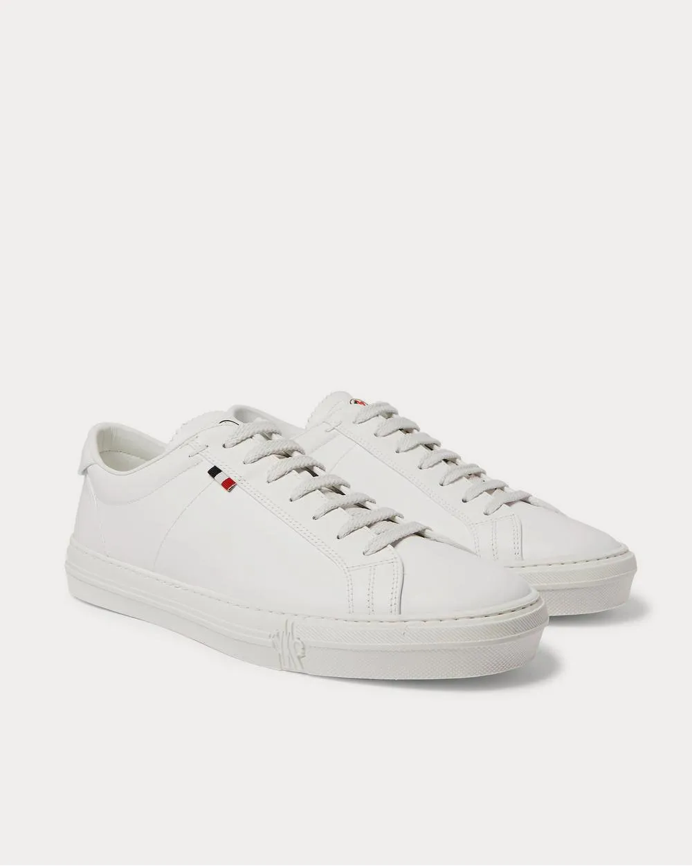 Monaco Leather  White low top sneakers