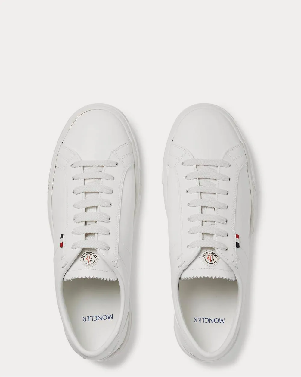 Monaco Leather  White low top sneakers
