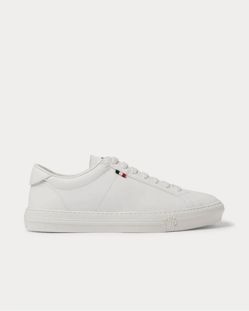 Monaco Leather  White low top sneakers