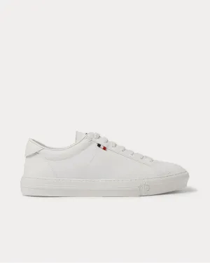 Monaco Leather  White low top sneakers