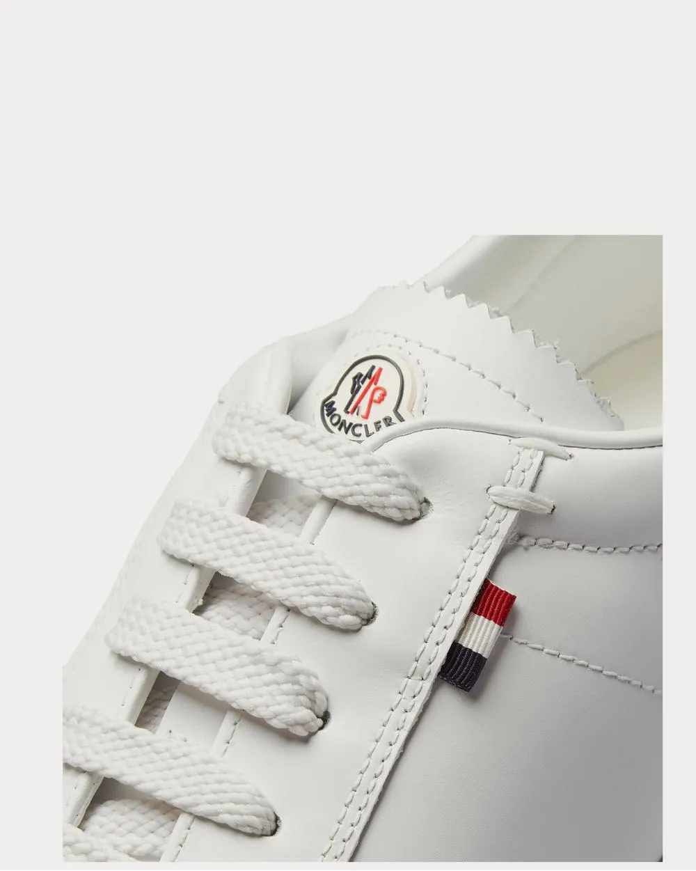 Monaco Leather  White low top sneakers
