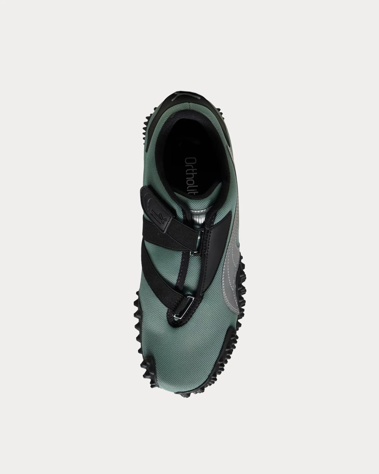 Mostro OG Green Moon / Puma Silver Slip On Sneakers