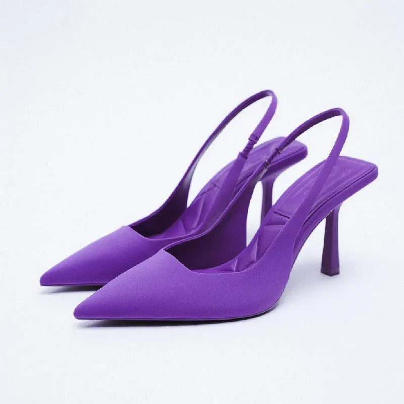 New Women's Closed Toe Red Single Shoes