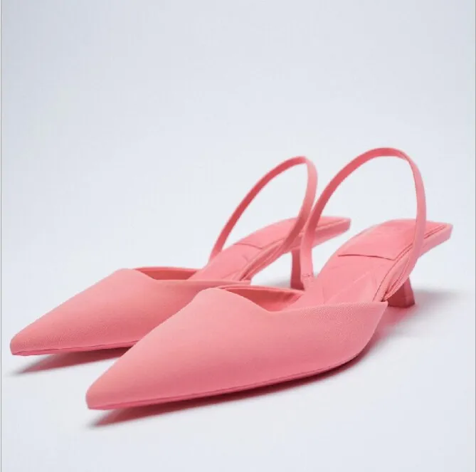 New Women's Closed Toe Red Single Shoes