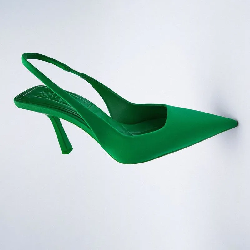 New Women's Closed Toe Red Single Shoes