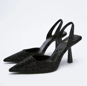 New Women's Closed Toe Red Single Shoes