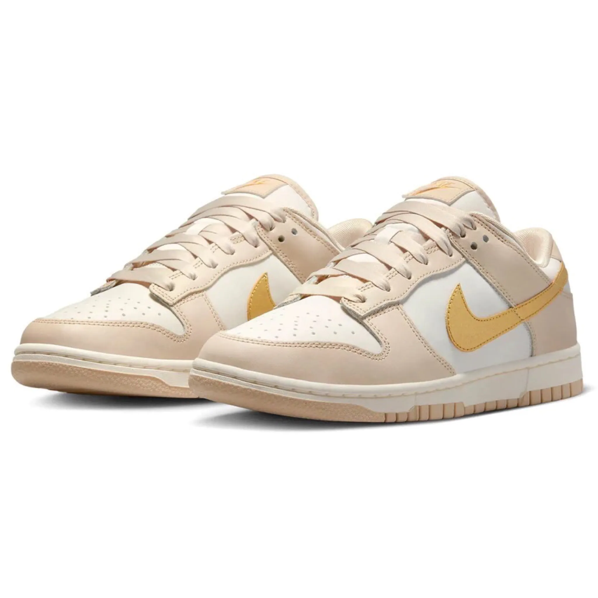 Nike Dunk Low Wmns Gold Swoosh