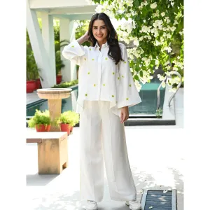 ORDINAREE White Sunflower Power Pant (Set of 2)