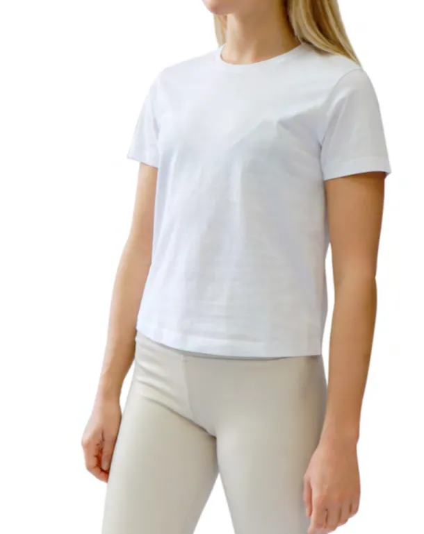 Organic Cotton Boxy Short Sleeve Tee