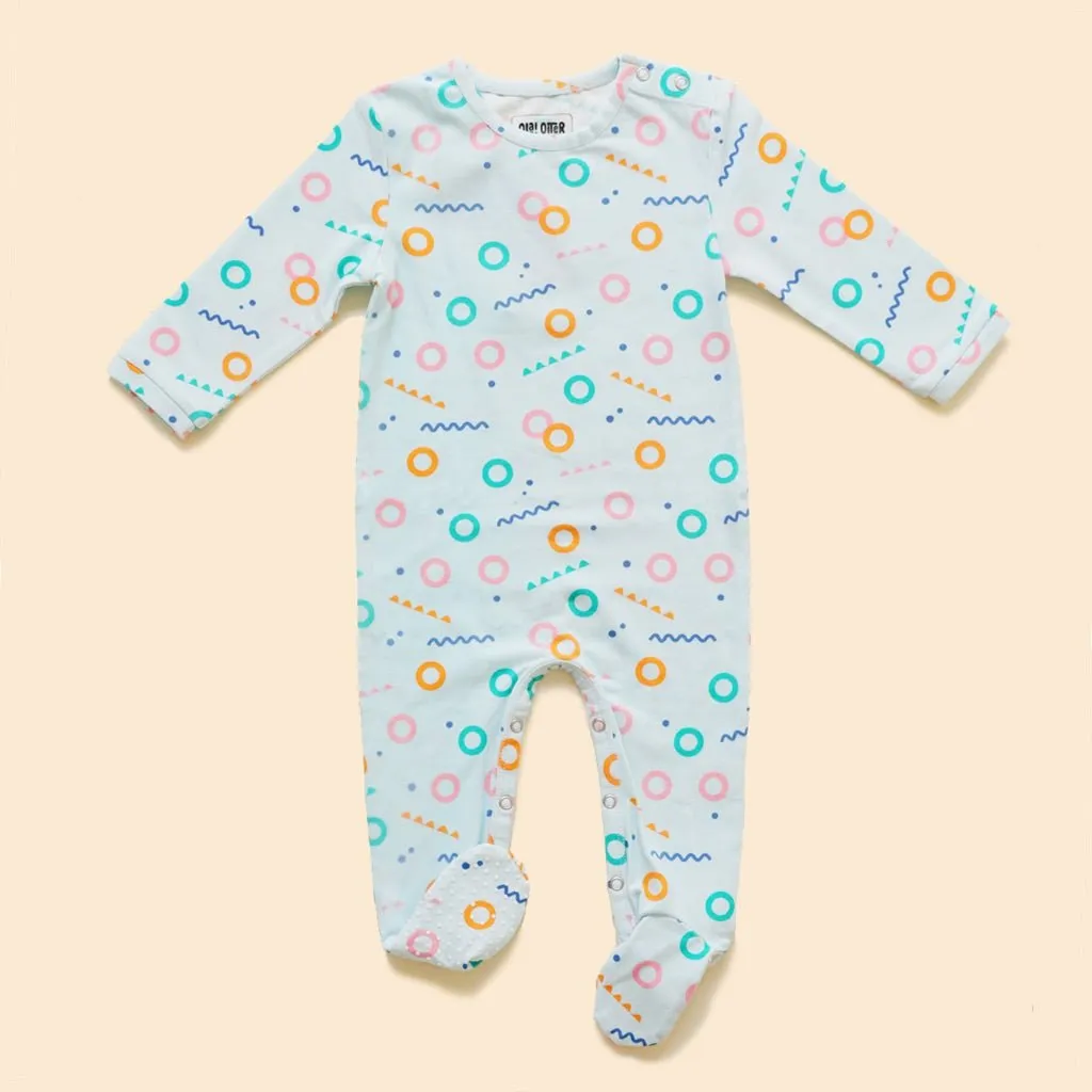 Organic Cotton Sleepsuit with Footsie- Free Float
