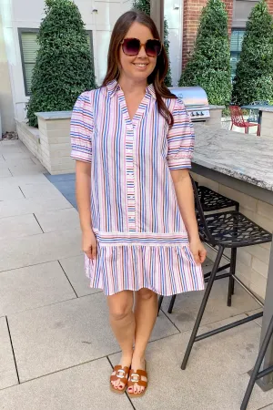 Pass The Line Striped Dress