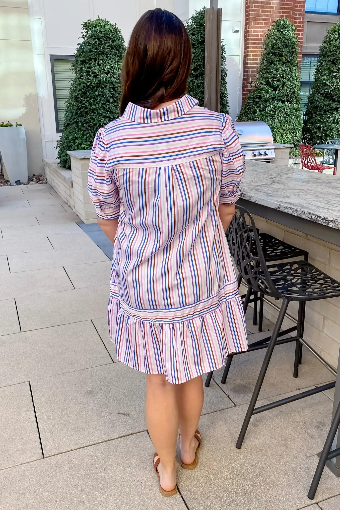 Pass The Line Striped Dress