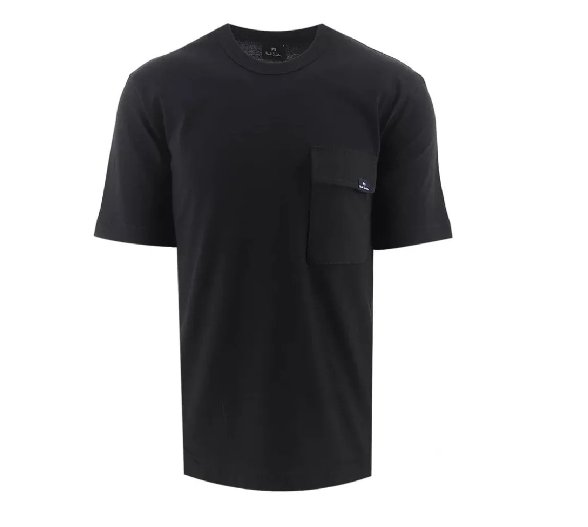 Paul Smith Mens Regular Fit Pocket T-Shirt Black