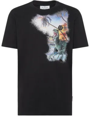 Philipp Plein Round Neck SS Hawaii T-shirt