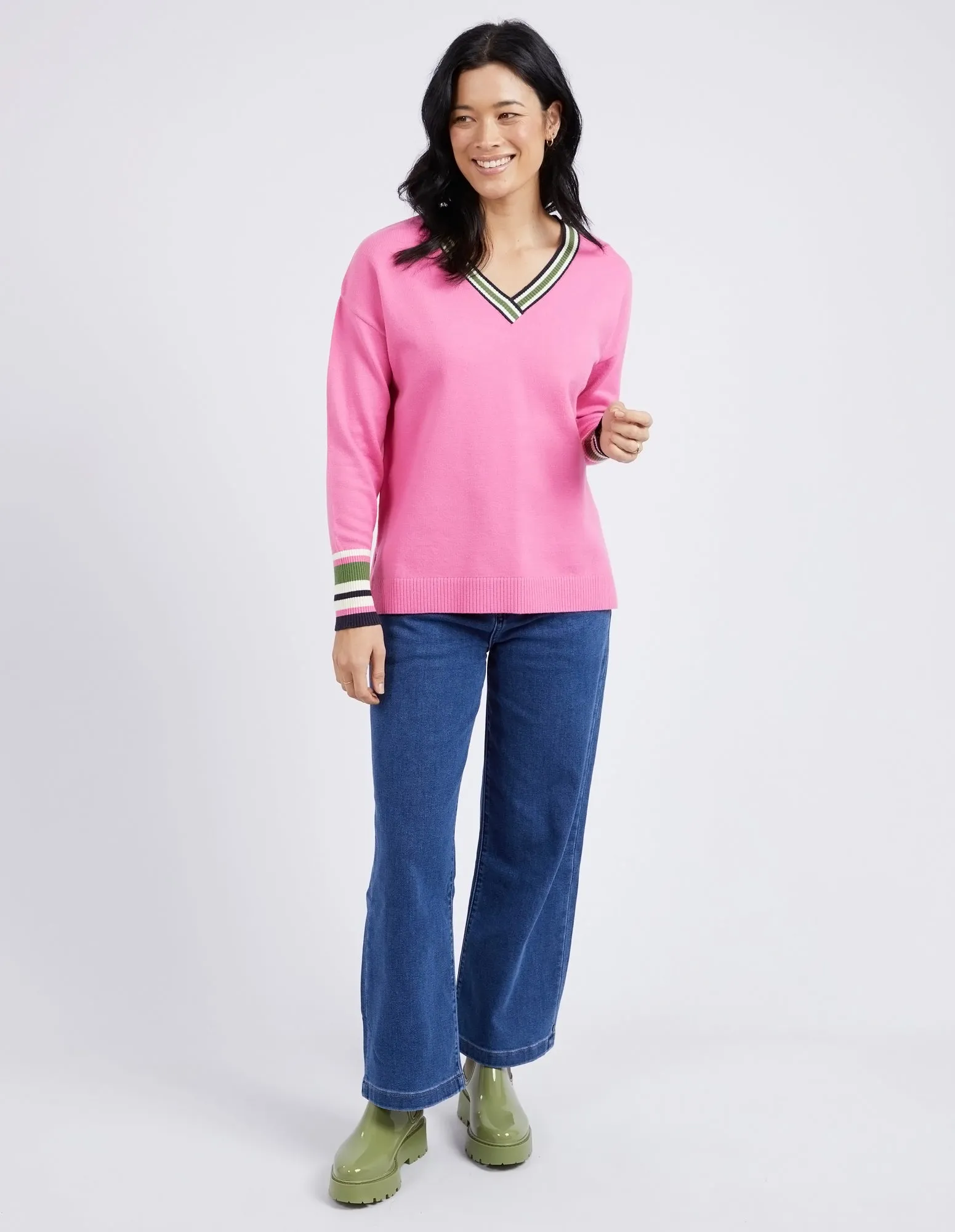 Phoenix Knit Sweater - Shocking Pink