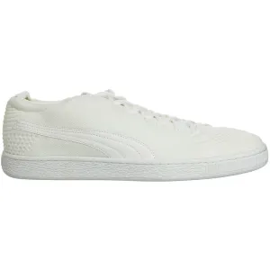Puma Basket EvoKnit 3D Mens Off White Trainers