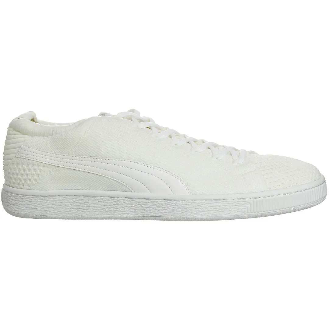Puma Basket EvoKnit 3D Mens Off White Trainers
