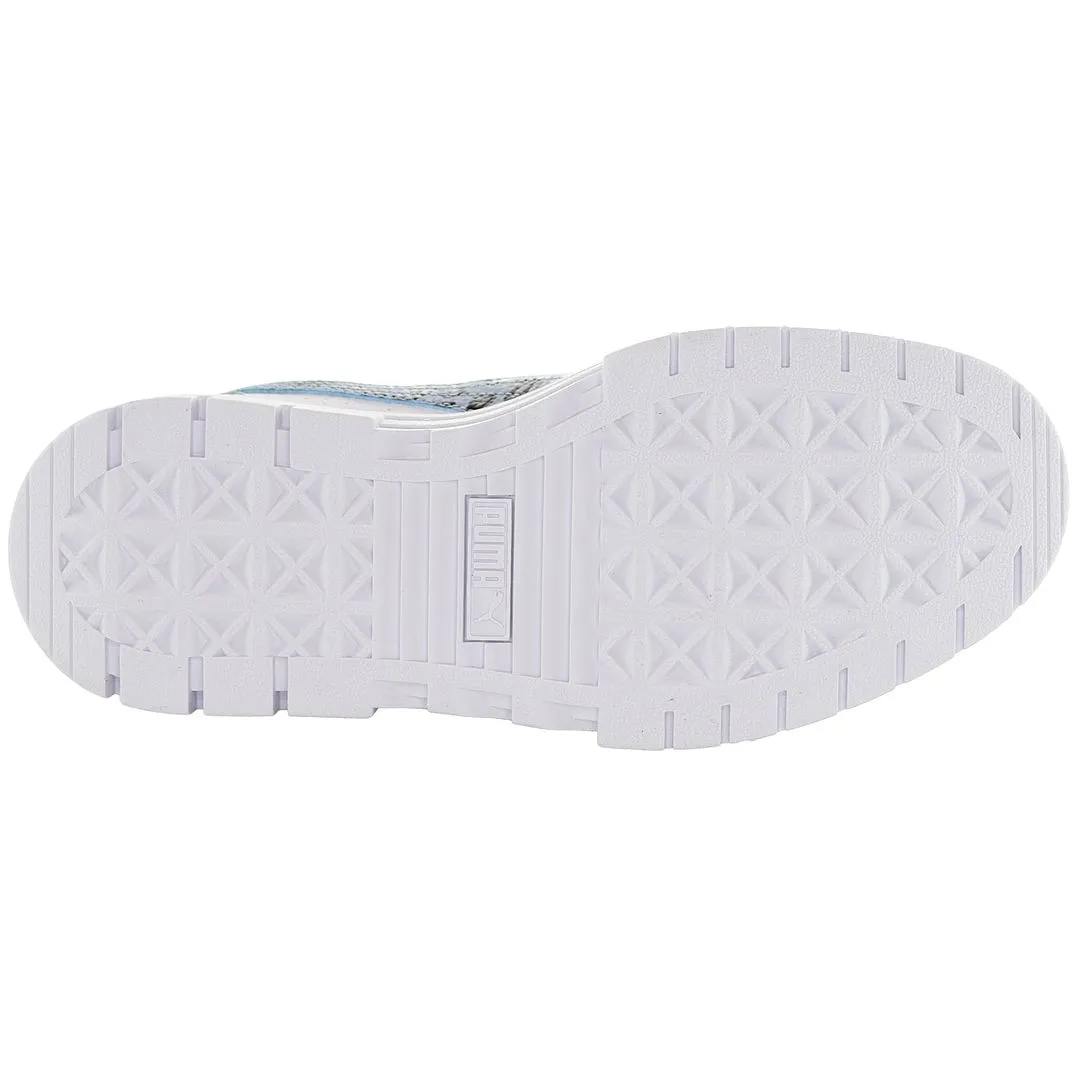 Puma Mayze Wild Kids White Trainers