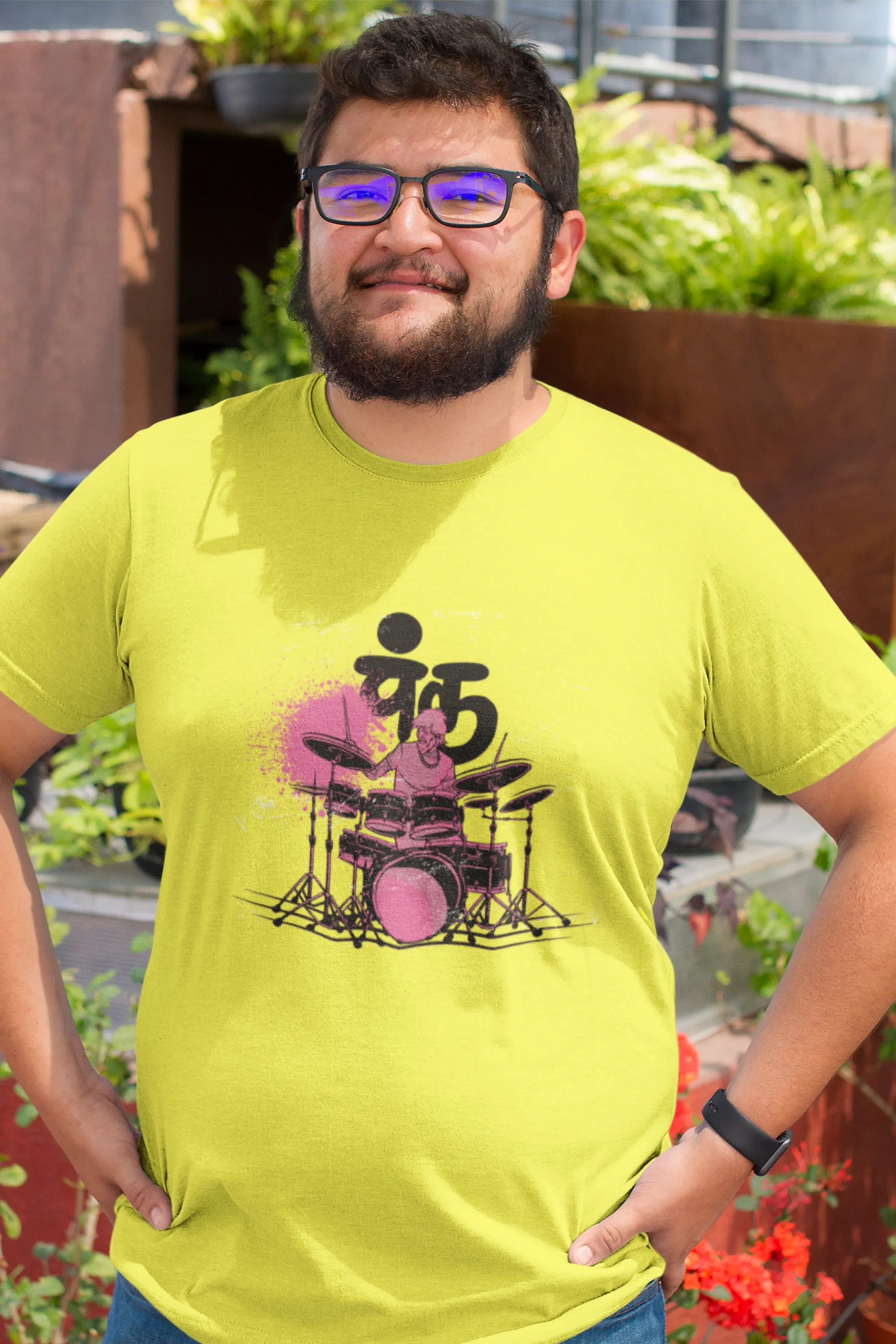 Punk Beats Printed T-shirt for men