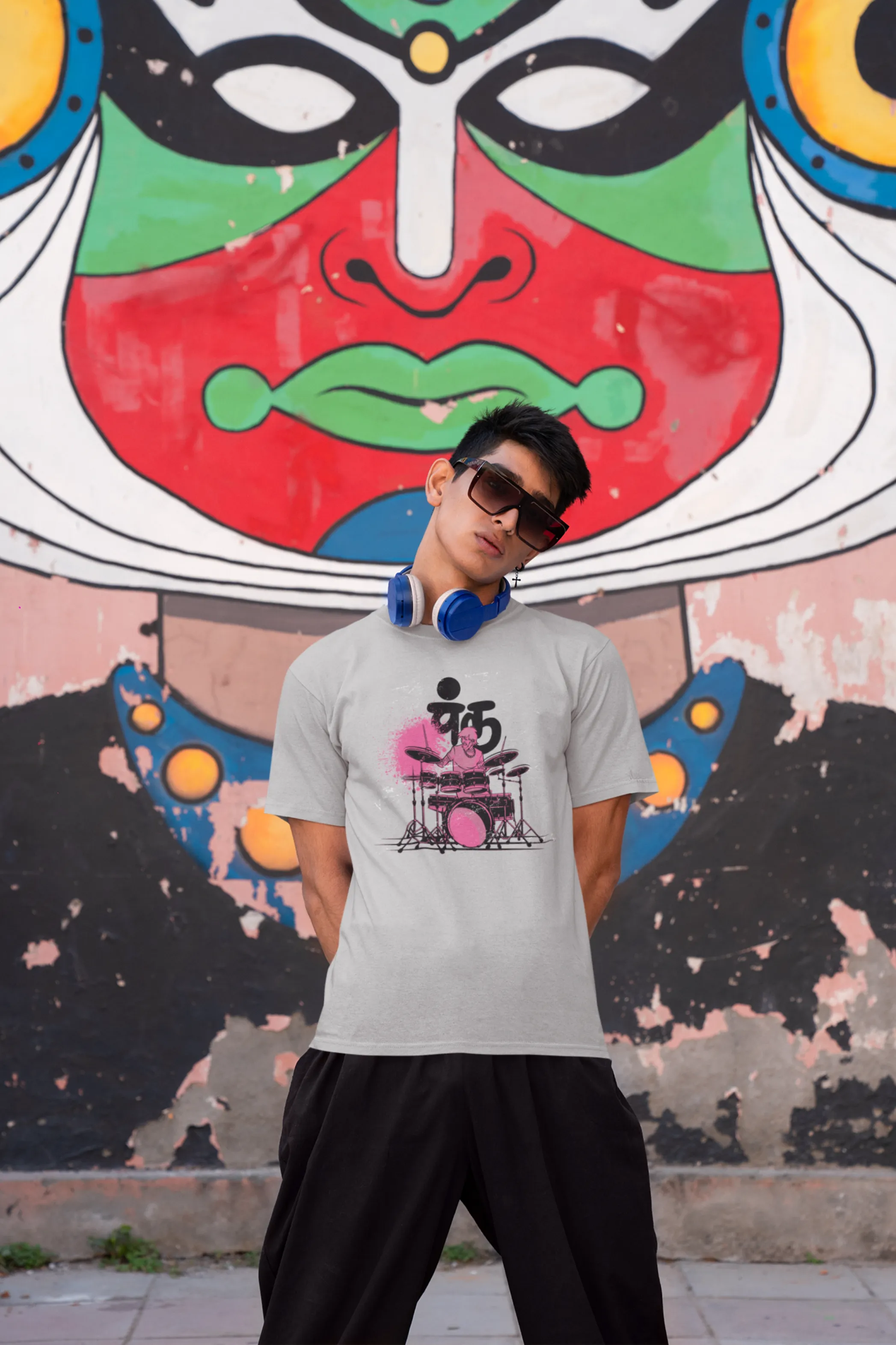 Punk Beats Printed T-shirt for men
