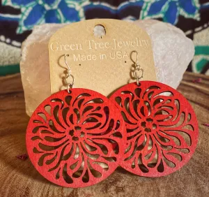 Raindrop Circle Earrings