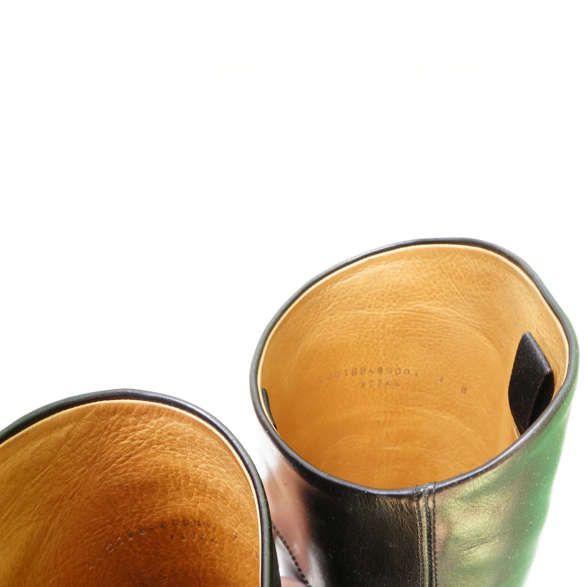 Ralph Lauren Black Leather Knee High Riding Boots